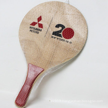 Produit de divertissement de haute qualité raquette de tennis de plage en bois